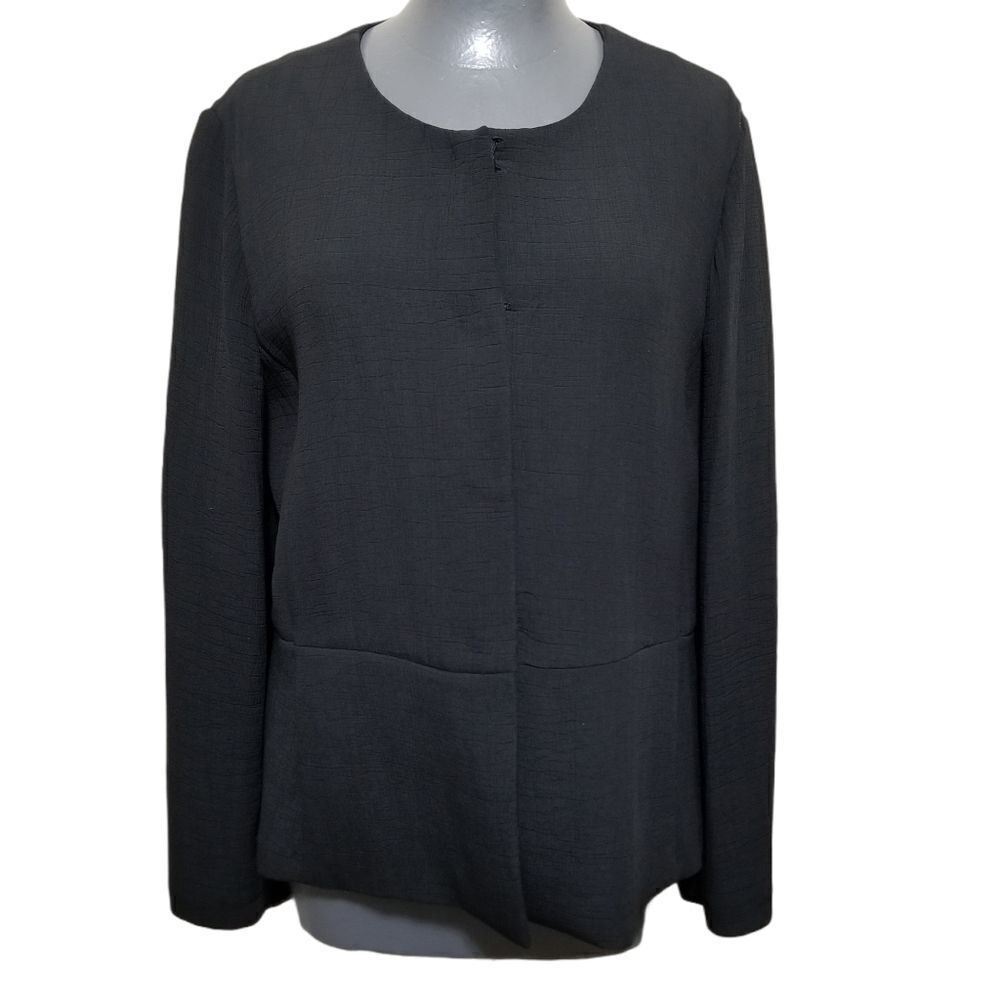Eileen Fisher Lightweight Black Jacket M
